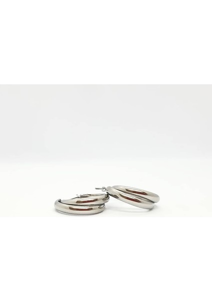 Çift Yuvarlak Görünümlü Çelik Küpe fiyatları