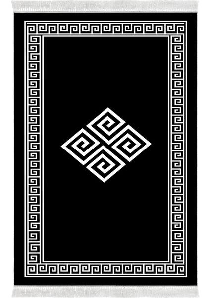 Eko Trend Djt Halı Yıkanabilir Kaymaz Taban 656m Modern Siyah fiyatları