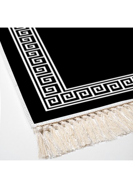 Eko Trend Djt Halı Yıkanabilir Kaymaz Taban 656m Modern Siyah fırsatları