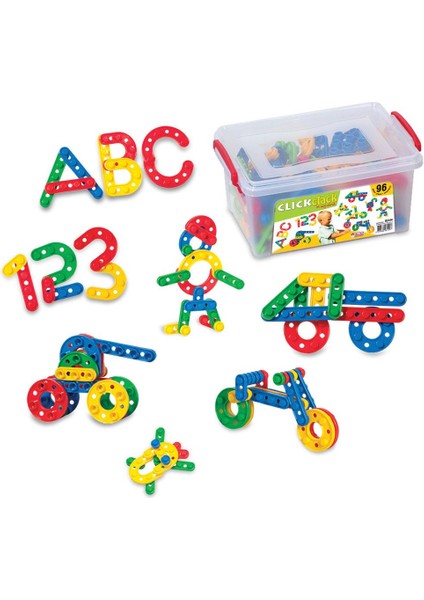 Click Clack Puzzle Küçük Box (96 Parça)