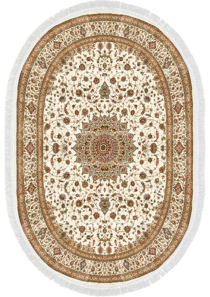 Eko Trend Djt Banyo Paspası Yıkanabilir Kaymaz Taban P1372 Oval Osmanlı Kahve