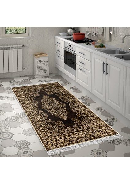Eko Trend Djt Banyo Paspası Yıkanabilir Kaymaz Taban 761 Osmanlı Kahve