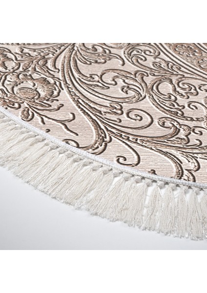 Eko Trend Djt Halı Yıkanabilir Kaymaz Taban 1488 Oval Modern Kahve