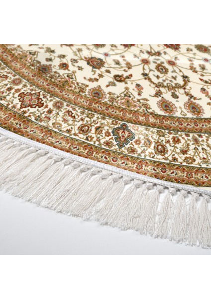 Eko Trend Djt Haı Yıkanabilir Kaymaz Taban P1372 Yuvarlak Osmanlı Kahve
