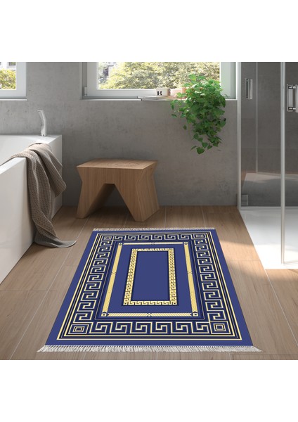 Eko Trend Djt Banyo Paspası Yıkanabilir Kaymaz Taban 651m Modern Gold