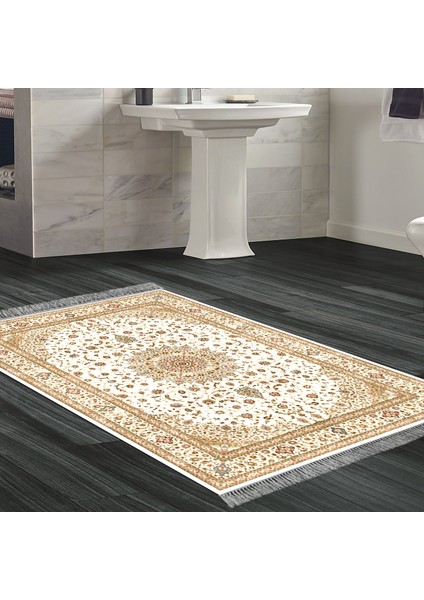 Eko Trend Djt Banyo Paspası Yıkanabilir Kaymaz Taban P1372 Osmanlı Kahve