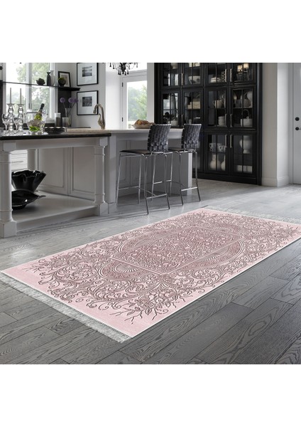Eko Trend Djt Halı Yıkanabilir Kaymaz Taban 1488 Modern Pudra