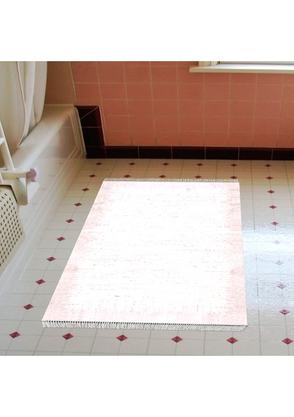 Eko Trend Djt Banyo Paspası Yıkanabilir Kaymaz Taban 1342 Modern Pudra