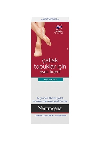 Norveç Formülü Çatlak Topuklar Için Ayak Kremi 50 ml