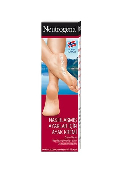 Norveç Formülü Nasırlaşmış Ayaklar Için Ayak Kremi 50 ml