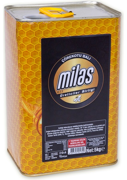 Çörekotu Balı 5 kg Milas Üreticiler Birliği