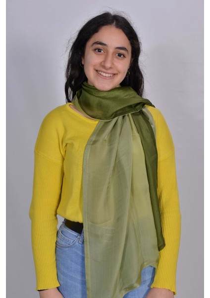 Çift Katlı Kadın Ipek Şal