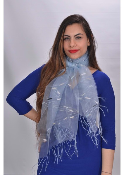 Kadın Şeffaf Ipek Şal