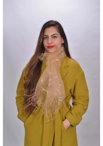 Kadın Şeffaf Ipek Şal