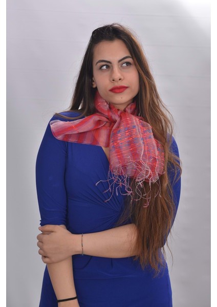 Kadın Şeffaf Ipek Şal
