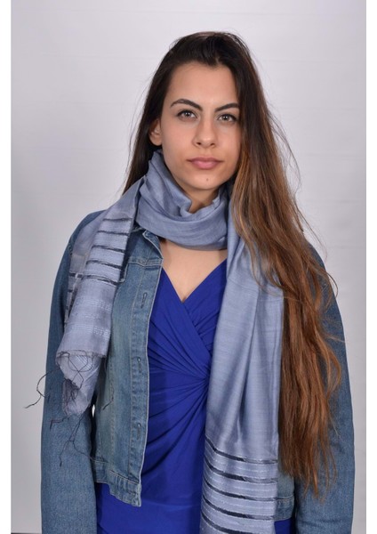 El Dokuması Kadın Ipek Şal