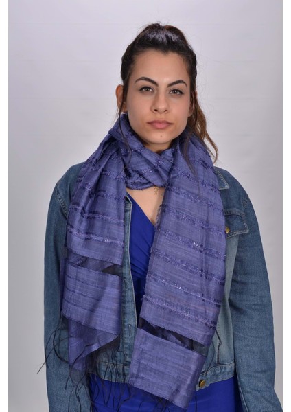 El Dokuması Kadın Ipek Şal