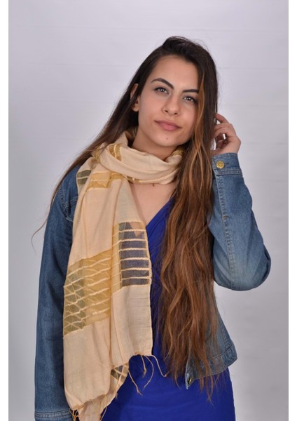 El Dokuması Kadın Ipek Şal
