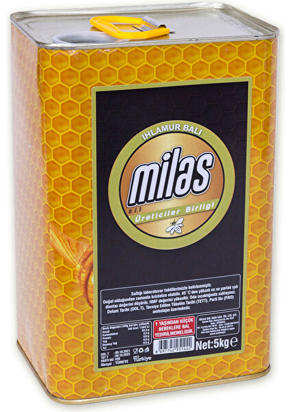 Milas Üreticiler Birliği Ihlamur Balı 5 kg Milas Üreticiler Birliği