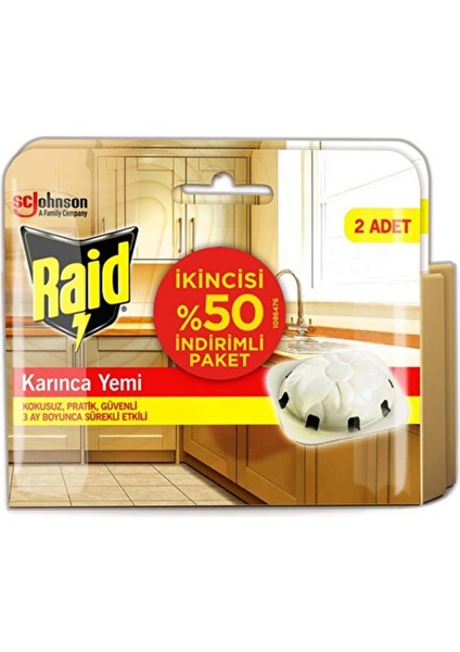 Karınca Yemi 4'lü 2.si %50 Promo Paket Her Tablet ile 3 Ay Koruma Kategori Sinek ve Kovucu