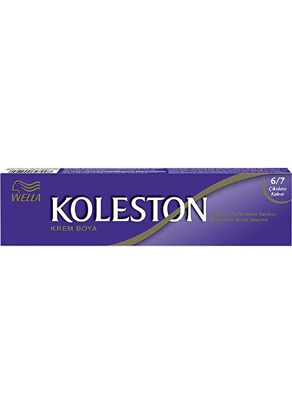 Wella Koleston Single Saç Boyası 6/7 Çikolata Kahve Kategori Saç Boyası