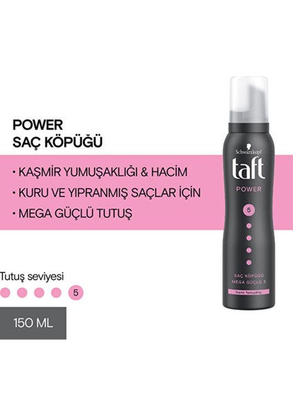 Taft Köpük 150 ml Power Cashmere Kategori Saç Boyası