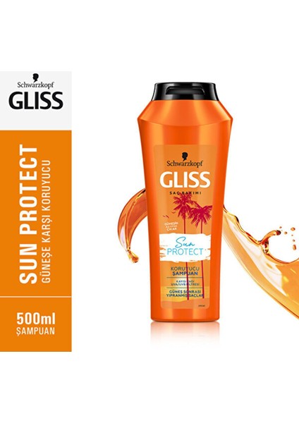 Schwarzkopf Gliss Sun Protect Şampuan 500 ml Kategori Şampuan