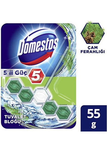 Marka: Domestos 5'li Güç Çam Ferahlığı Kategori: Tuvalet Temizleyici