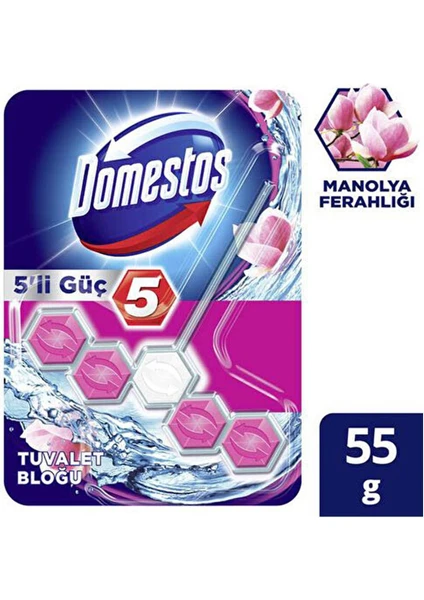 Marka: Domestos Wc Blok 5'li Güç Manolya Kategori: Tuvalet Temizleyici