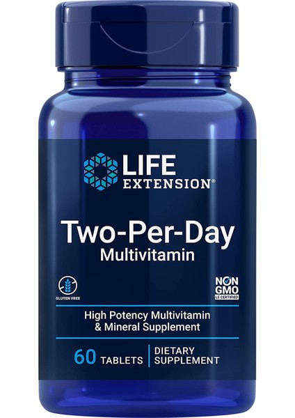 Two-Per-Day Multivitamin 60 Tablets