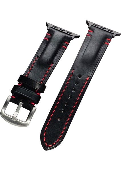 Craft Vintage Model 42-44-45 mm Uyumlu Apple Watch Kordonu