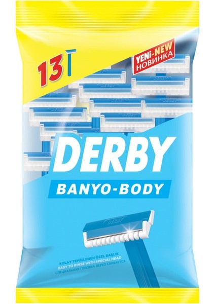 Tek Bıçaklı Banyo Tıraş Bıçağı 13'lü x 3 Paket fiyatları