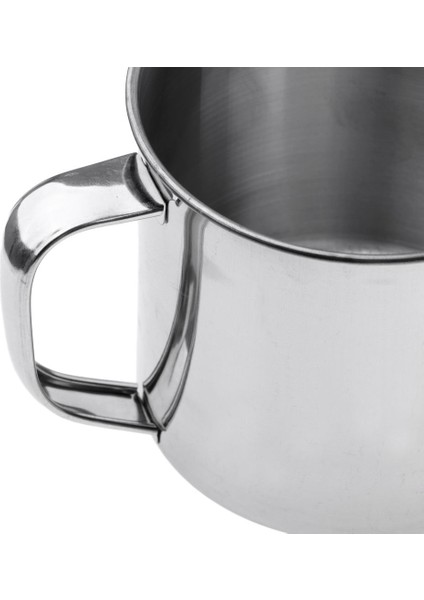 Metal Drinkware Paslanmaz Çelik Fincan Bira Kahve Çay Için Kapak ile 10 cm (Yurt Dışından)