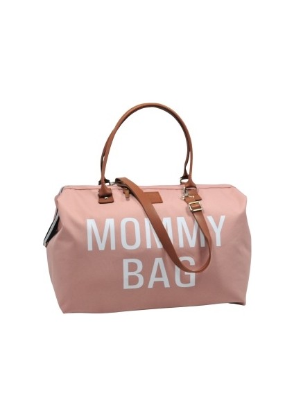 Babysi Mommy Bag Exclusive Tasarım Pudra Baby Anne Bebek Bakım ve Kadın Çantası