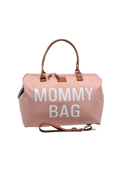 Babysi Mommy Bag Exclusive Tasarım Pudra Baby Anne Bebek Bakım ve Kadın Çantası