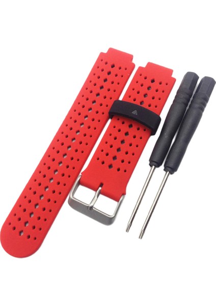 Garmin Forerunner Için Yedek Spor Izle Bandı Kemer Kayışı 230 235 630 220 Kırmızı ve Siyah(Yurt Dışından)