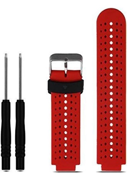 Garmin Forerunner Için Yedek Spor Izle Bandı Kemer Kayışı 230 235 630 220 Kırmızı ve Siyah(Yurt Dışından)