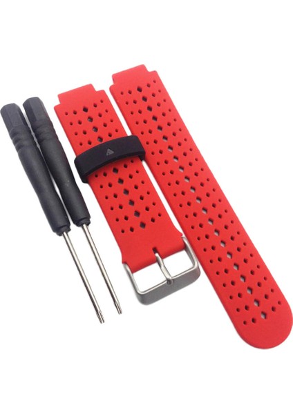 Garmin Forerunner Için Yedek Spor Izle Bandı Kemer Kayışı 230 235 630 220 Kırmızı ve Siyah(Yurt Dışından)