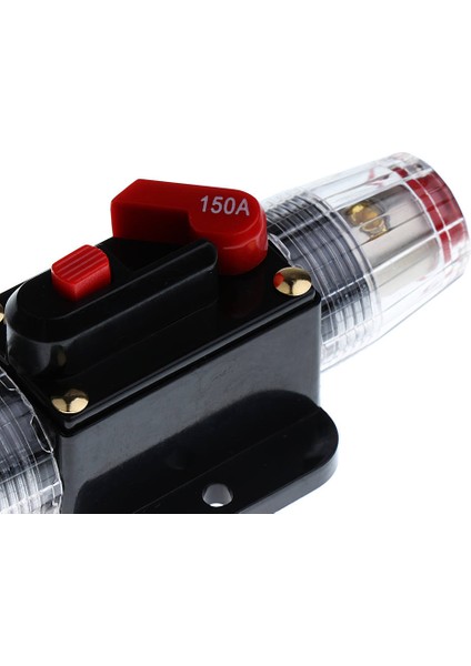 DC12V / 24 V 150AMP Araba Sesli Satır Içi Devre Kesici Sigorta Manuel Sıfırlama Anahtarı fırsatları