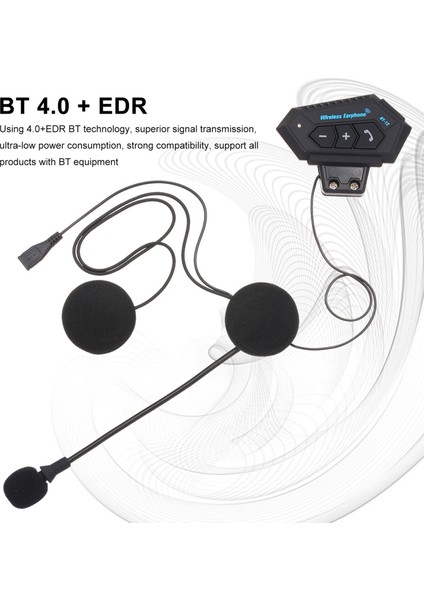 Motosiklet Kask Kulaklık Bluetooth 4.0 + Edr Kulaklık (Yurt Dışından) fiyatları