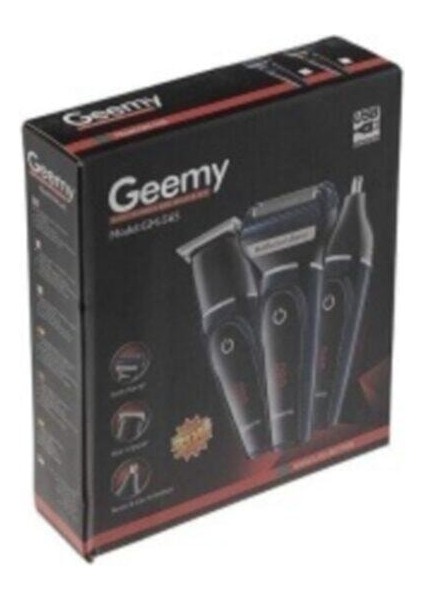 Erkek Mavi Dijital Göstergeli Profesyonel Saç Sakal Kesme Makinesi