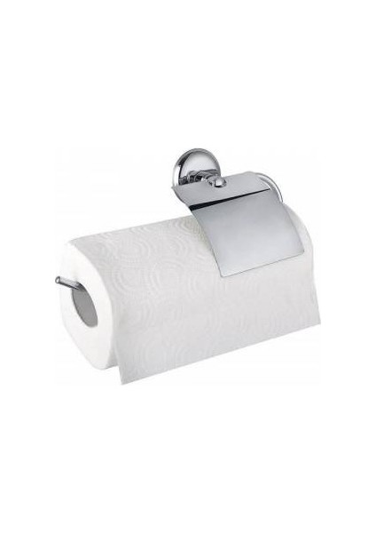 Kapaklı Kağıt Havluluk Metal Krom Havlu Peçetelik 28 cm