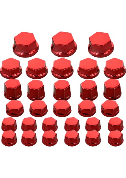 2x 30X Motosiklet Somun Vida Kapağı Yamaha Kawasaki Honda Harley Honda Için Uygun modelleri