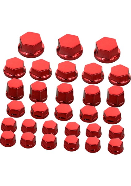 2x 30X Motosiklet Somun Vida Kapağı Yamaha Kawasaki Honda Harley Honda Için Uygun indirimleri