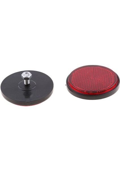 Motosiklet Atv Dirt Bike Motosiklet Için Kırmızı / Turuncu Yuvarlak Reflektörler Evrensel (Yurt Dışından) fırsatları