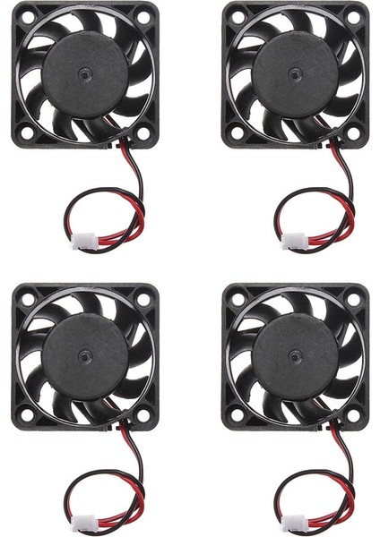 4 Adet 12 V 2pin 40MM Mini 4 cm Fan Sessiz Bilgisayar Soğutma Fanı (Yurt Dışından)