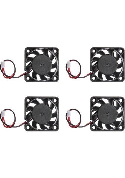 4 Adet 12 V 2pin 40MM Mini 4 cm Fan Sessiz Bilgisayar Soğutma Fanı (Yurt Dışından)