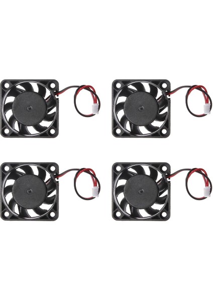 4 Adet 12 V 2pin 40MM Mini 4 cm Fan Sessiz Bilgisayar Soğutma Fanı (Yurt Dışından)