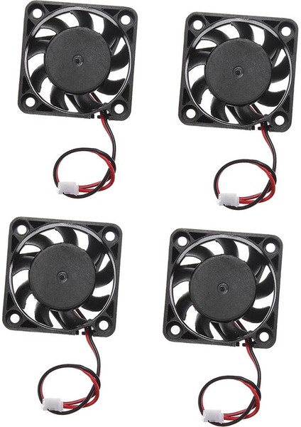 4 Adet 12 V 2pin 40MM Mini 4 cm Fan Sessiz Bilgisayar Soğutma Fanı (Yurt Dışından)