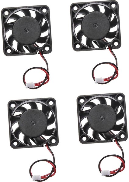 4 Adet 12 V 2pin 40MM Mini 4 cm Fan Sessiz Bilgisayar Soğutma Fanı (Yurt Dışından)